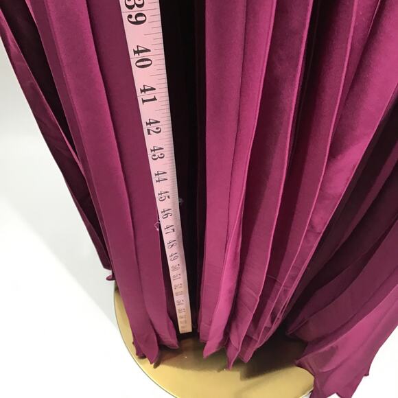 LULU'S SZ XS Purple Radiant Affair Pleated One-Shoulder Maxi Dress NEW B122 - Picture 9 of 10